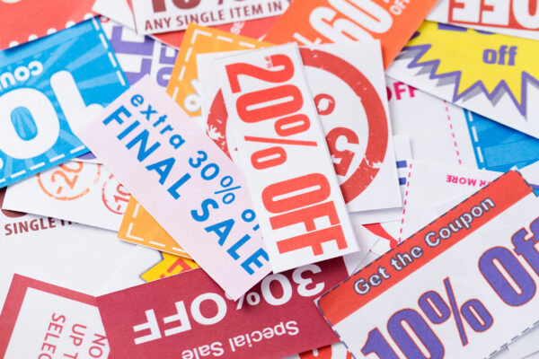 colorful pile of discount sale coupons 2026 03 26 22 38 20 utc
