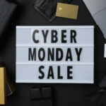 cyber monday sale concept with gifts and laptop 2026 03 24 23 37 52 utc