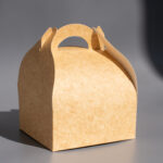 empty brown paper box on gray background 2026 03 20 03 46 58 utc