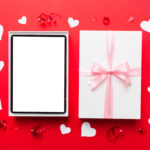 gift box of open tablet for the holidays with a bo 2026 03 27 00 53 26 utc