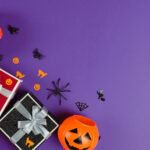 gifts and decorations for halloween on purple back 2026 03 16 00 41 23 utc