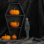 halloween decoration with pumpkins and skeleton fi 2026 03 17 08 01 38 utc
