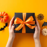 halloween holiday gift with orange ribbon and deco 2026 03 17 04 24 51 utc