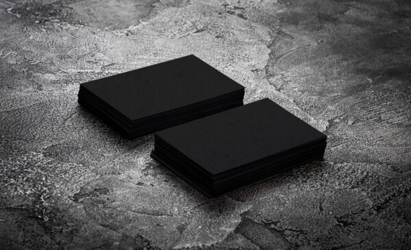 minimalist black business cards on dark textured s 2026 03 20 04 46 26 utc