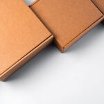 minimalist brown cardboard boxes on white surface 2026 03 20 03 30 09 utc