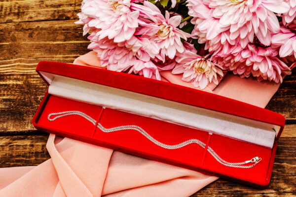 necklace in red box with pink flowers 2026 03 26 05 24 26 utc