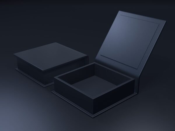 open black box container packaging on dark backgro 2026 03 09 03 25 35 utc