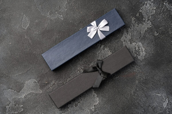 small jewelry box on gray background close up 2026 03 19 08 15 42 utc