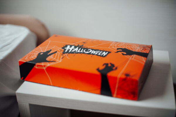 spooky halloween box on a white table 2026 03 11 00 57 13 utc