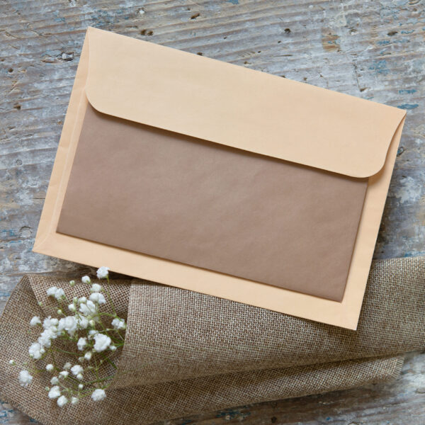 tan envelope with kraft paper card and flowers 2026 03 17 06 38 20 utc