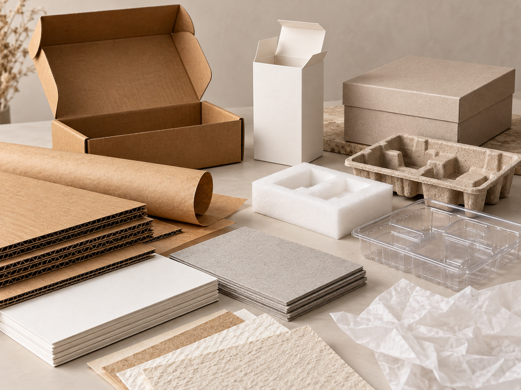 Minimalist Packaging Materials Showcase